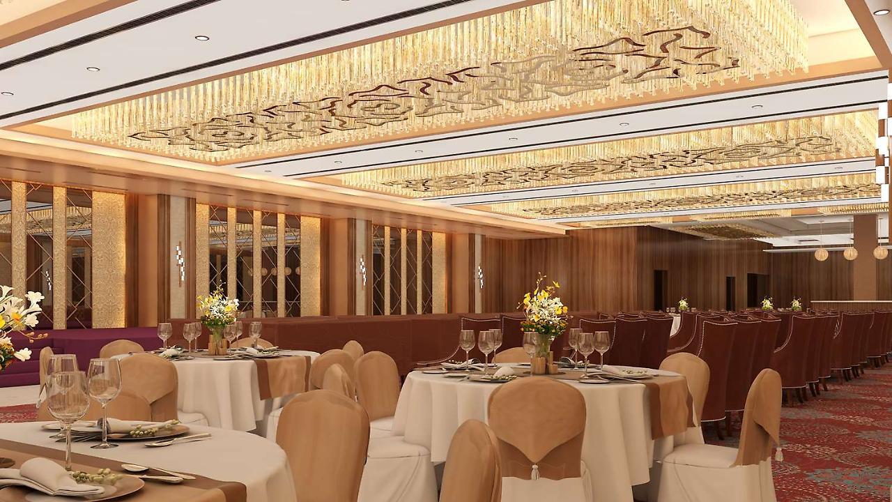 מלון גאזיאבאד Radisson Blu Towers Kaushambi Delhi Ncr מראה חיצוני תמונה The interior of the ballroom