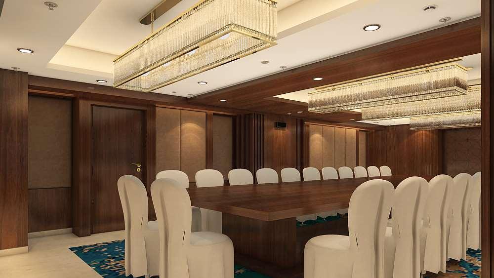 מלון גאזיאבאד Radisson Blu Towers Kaushambi Delhi Ncr מתקנים תמונה The interior of the meeting room